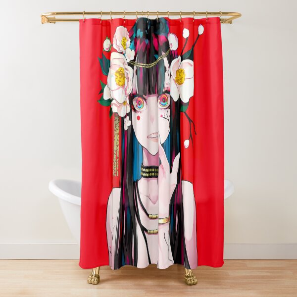 Funny Ahegao Hentai Anime Polyester Waterproof Bathroom Fabric Shower Curtain Funny Ahegao Hentai Anime Polyester Waterproof Bathroom Fabric Shower Curtain