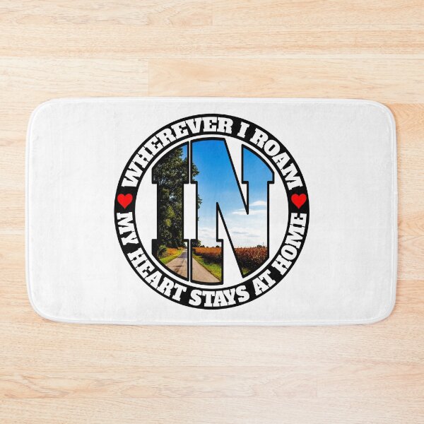Item preview, Heart Stays Home - Indiana designed and sold by DonDota.