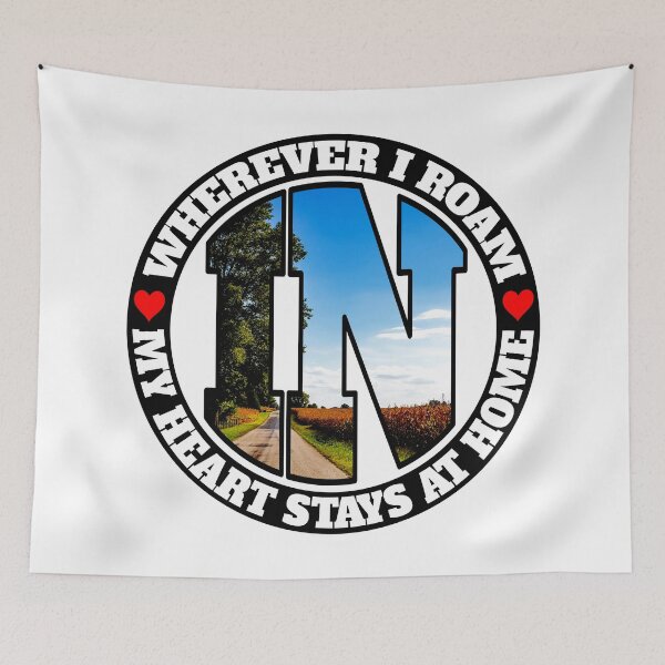 Item preview, Heart Stays Home - Indiana designed and sold by DonDota.