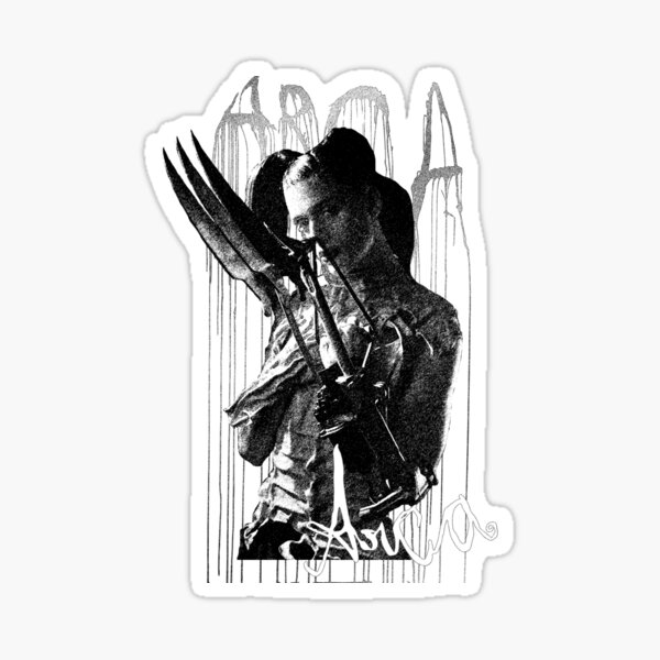 Arca gekratzt Sticker