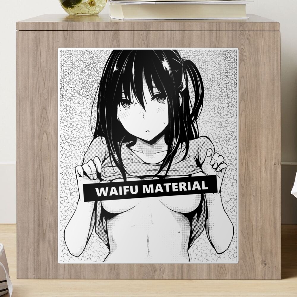 Ahegao Hentai Waifu Material Lewd Anime Gift Poster by Alex211