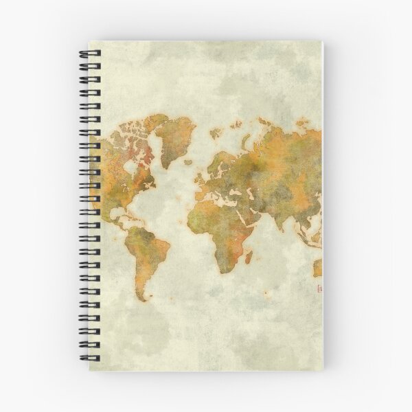 Item preview,  World Map Yellow Vintage designed and sold by HubertRoguski.