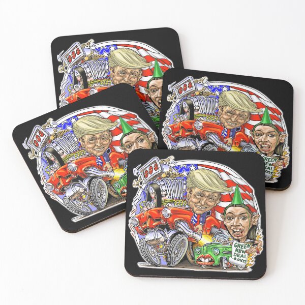 Item preview, Trump burns AOC's Green New Deal designed and sold by fuelledpencil.
