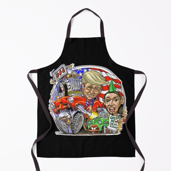 Item preview, Trump burns AOC's Green New Deal designed and sold by fuelledpencil.