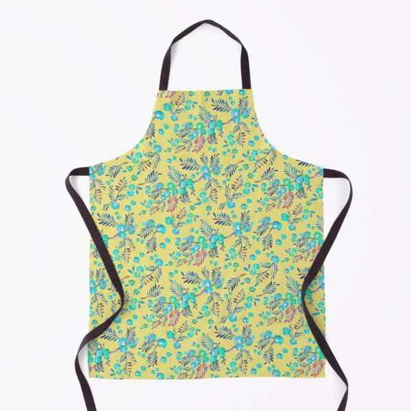 Item preview, Spring Wattle Flowers - Yellow and Teal Color Palette designed and sold by Sketchbook Designs.
