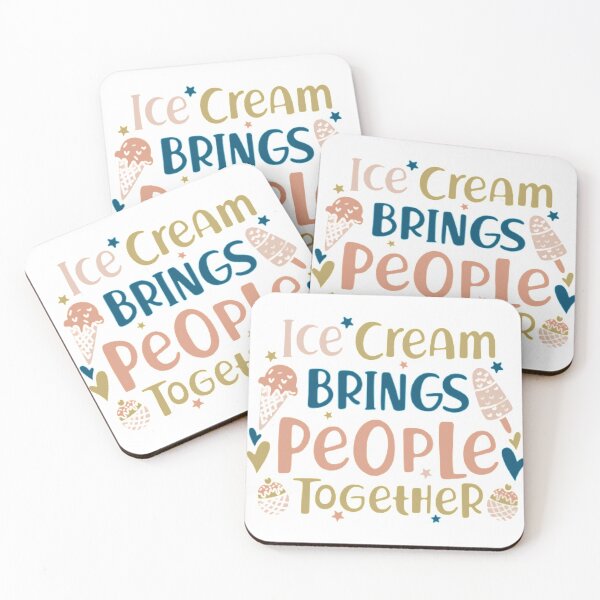 Item preview, ice cream brings people together designed and sold by PUNCH ME IN SHOP.