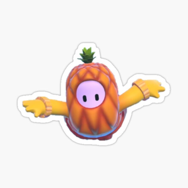 fallende Ananas Sticker