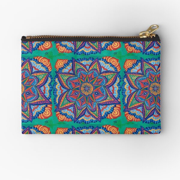 Vista previa del artículo con la obra «Flor Mandala Feliz», diseñado y vendido por Tkoransky.