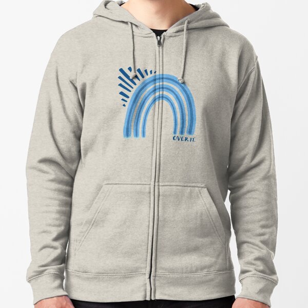 Over it. Zipped Hoodie