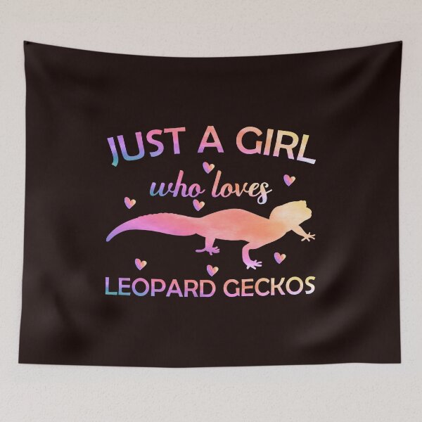 Item preview, JUST A GIRL WHO LOVES LEOPARD GECKOS designed and sold by teemaker24.