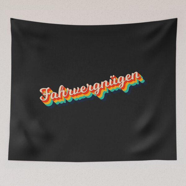 Item preview, Fahrvergnügen Retro 90s Typography designed and sold by twicetrader.