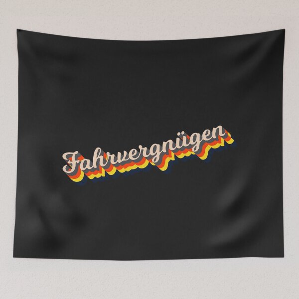 Item preview, Fahrvergnügen Retro 90s Typography designed and sold by twicetrader.