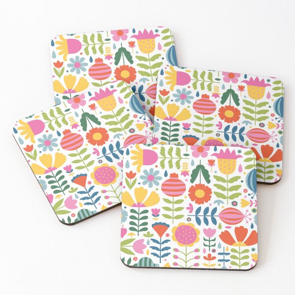 Item preview, Happy Scandinavian Flowers  designed and sold by Portia Monberg.