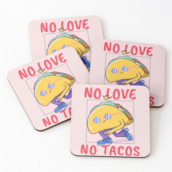 Item preview, no love no tacos taco lover designed and sold by GoodyLeo.