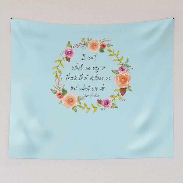Item preview, Sense and Sensibility Jane Austen Quote for Book Lovers designed and sold by Hopscotch Shop Designs.
