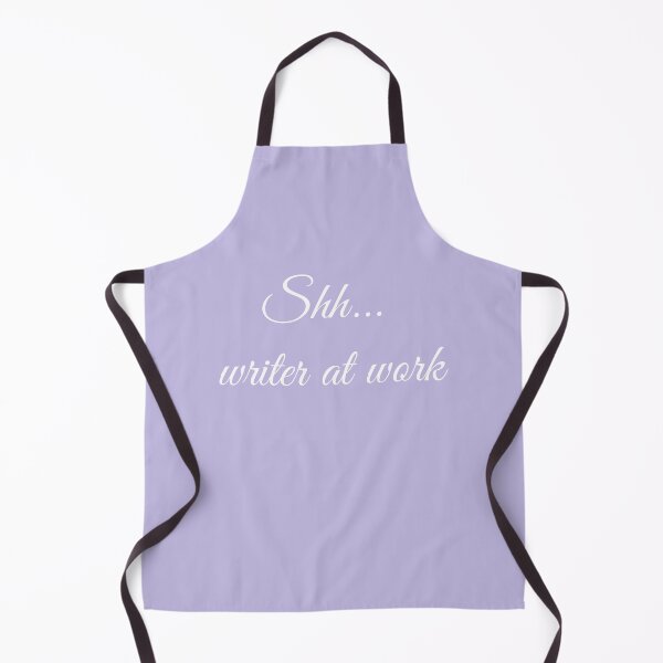 Item preview, Writer at Work White Type on Lavender designed and sold by TeaRoseWriter.