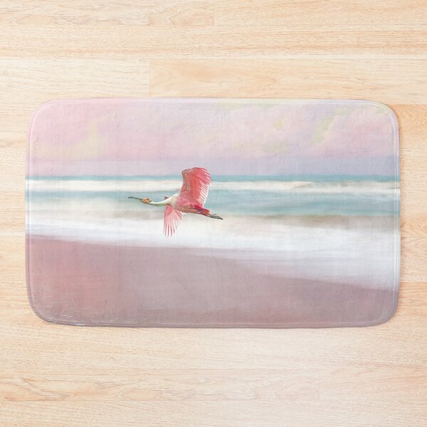 Item preview, Roseate Spoonbill at Pink Beach designed and sold by FineArtography.