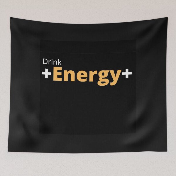 Item preview, Drink Energy 001 designed and sold by PlusUltraClocks.