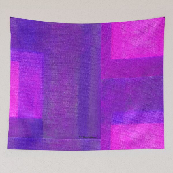 Item preview, Blueberry Mustard Abstract Art Painting designed and sold by RDRiccoboni.