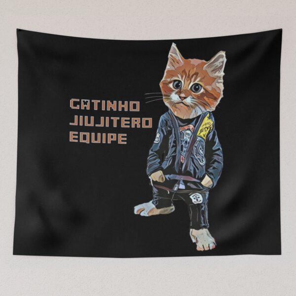 Item preview, Gatinho Jiujitero Equipe designed and sold by KhanWill.