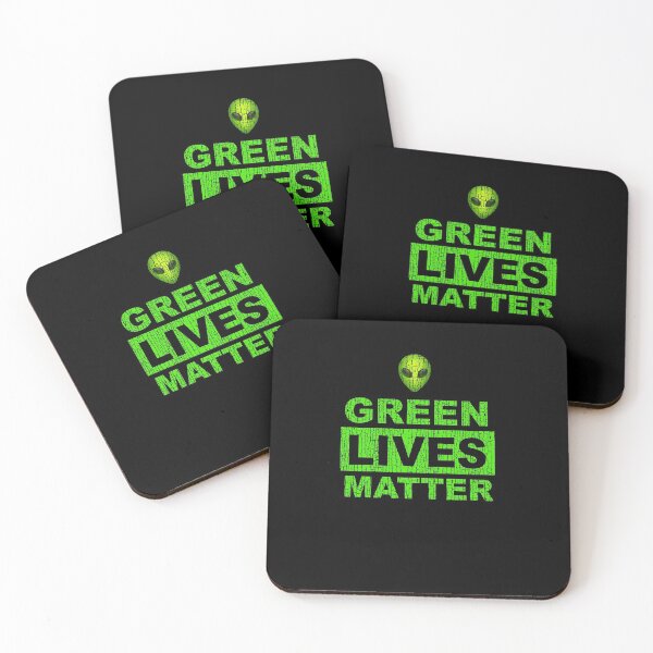 Item preview, Green Lives Matter Distressed Funny Halloween Space Alien Costume designed and sold by Spaceshipsells.