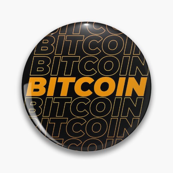 Item preview, Bitcoin (BTC) Cryptocurrency Blockchain Yellow Text designed and sold by MadMando.