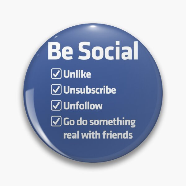 Item preview, Be Social Unlike Unsubscribe Unfollow Dilemma designed and sold by BennyBearProof.