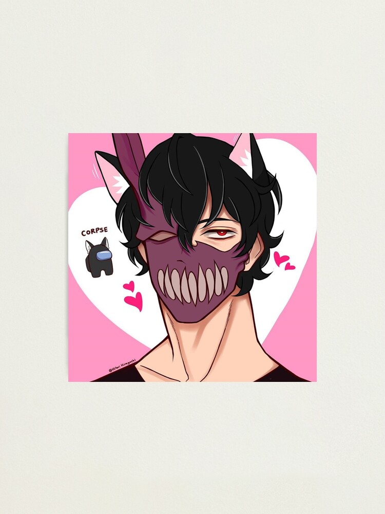 Corpse Husband Heart Pink Photographic Print By Joseaguilar M Redbubble