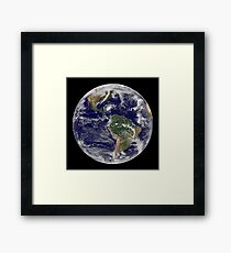 Hurricane Dean Approaches Yucatan Peninsula. Framed Print