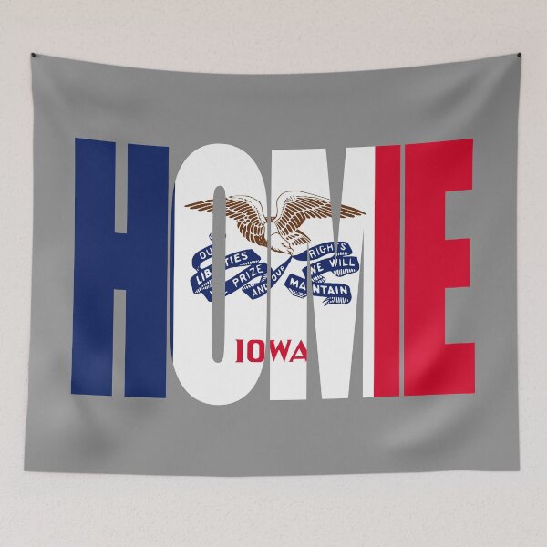 Item preview, Iowa Home - State Flag designed and sold by DonDota.