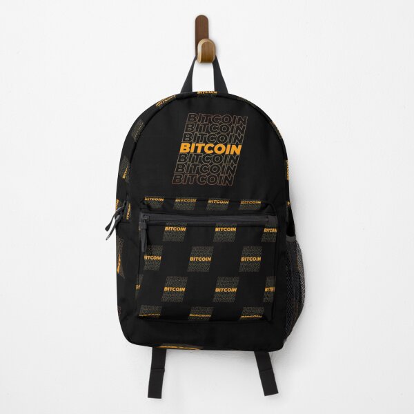 Item preview, Bitcoin (BTC) Cryptocurrency Blockchain Yellow Text designed and sold by MadMando.