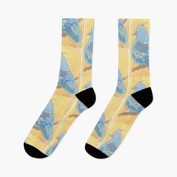 Item preview, Perching blue bird designed and sold by Tonyasartprints.