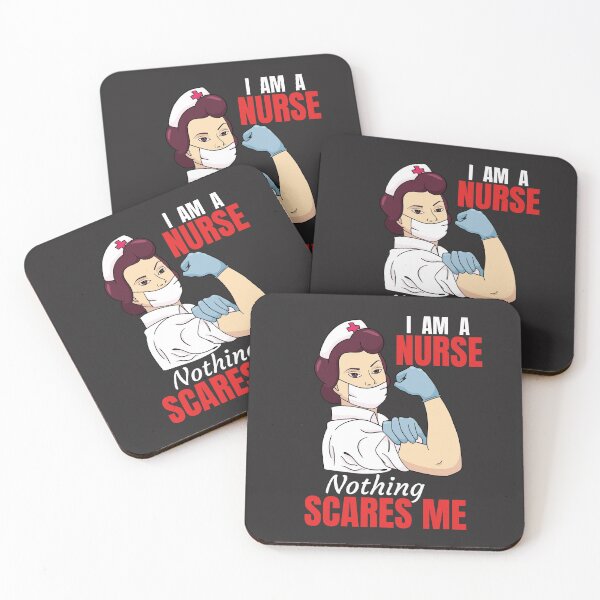 Item preview, Nothing Scares Me I Am A Nurse designed and sold by teledesign.