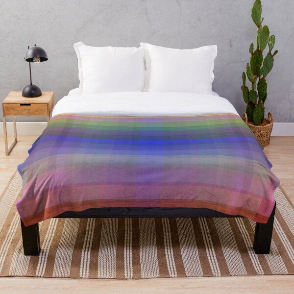 Item preview, P003A Rainbow Plaid Pattern designed and sold by Kelster Lane Creative.