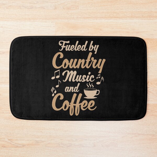 Item preview, Country Music Lover Fueled By Coffee Funny Gift designed and sold by haselshirt.