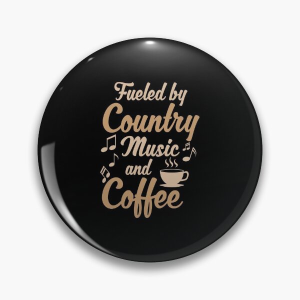Item preview, Country Music Lover Fueled By Coffee Funny Gift designed and sold by haselshirt.