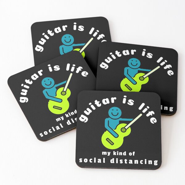 Item preview, Guitar is life, Stick Person, My Kind of Social Distancing designed and sold by boisebug.