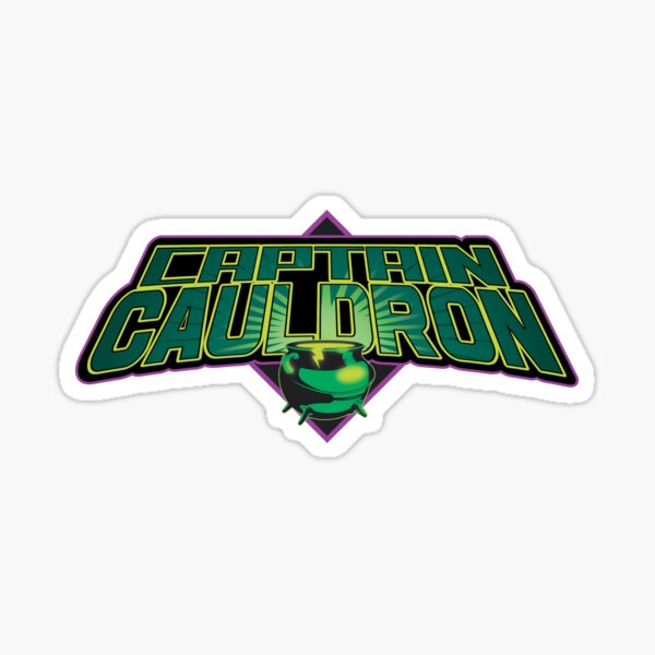 Captain Couldron Logo Sticker