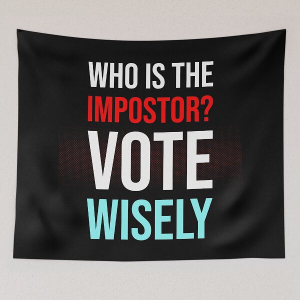 Item preview, ¿Quién es el impostor? Vote sabiamente - broma divertida sobre juegos de elecciones designed and sold by eskina.