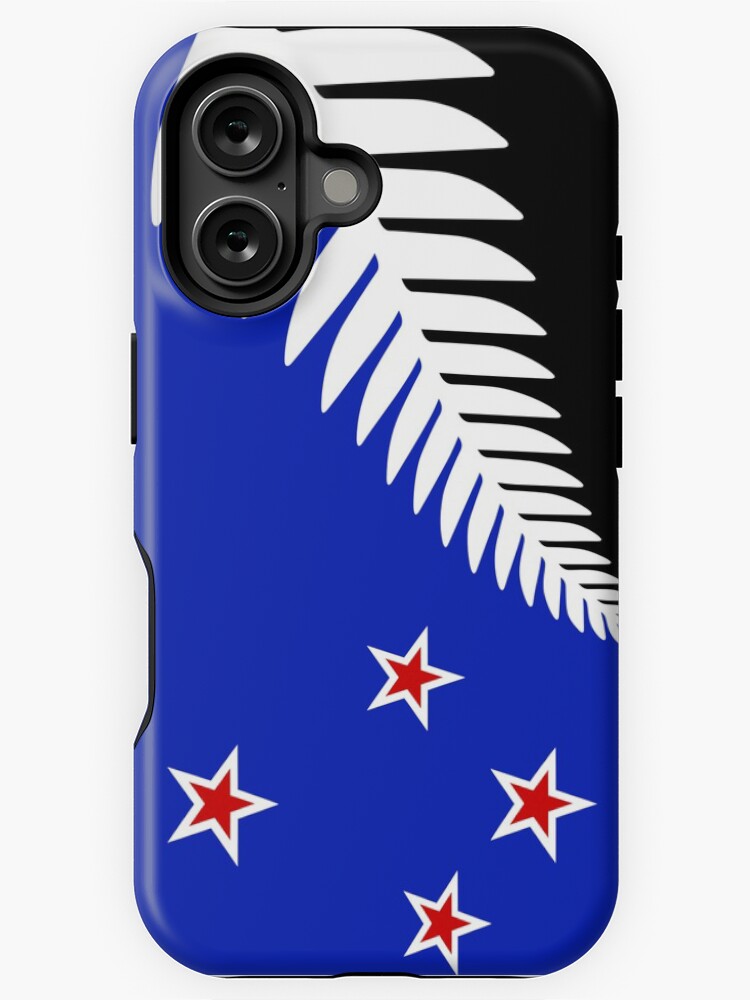 Thumbnail 1 of 4, iPhone Case, Silver Fern Flag by Kyle Lockwood designed and sold by SilverFernFlag.