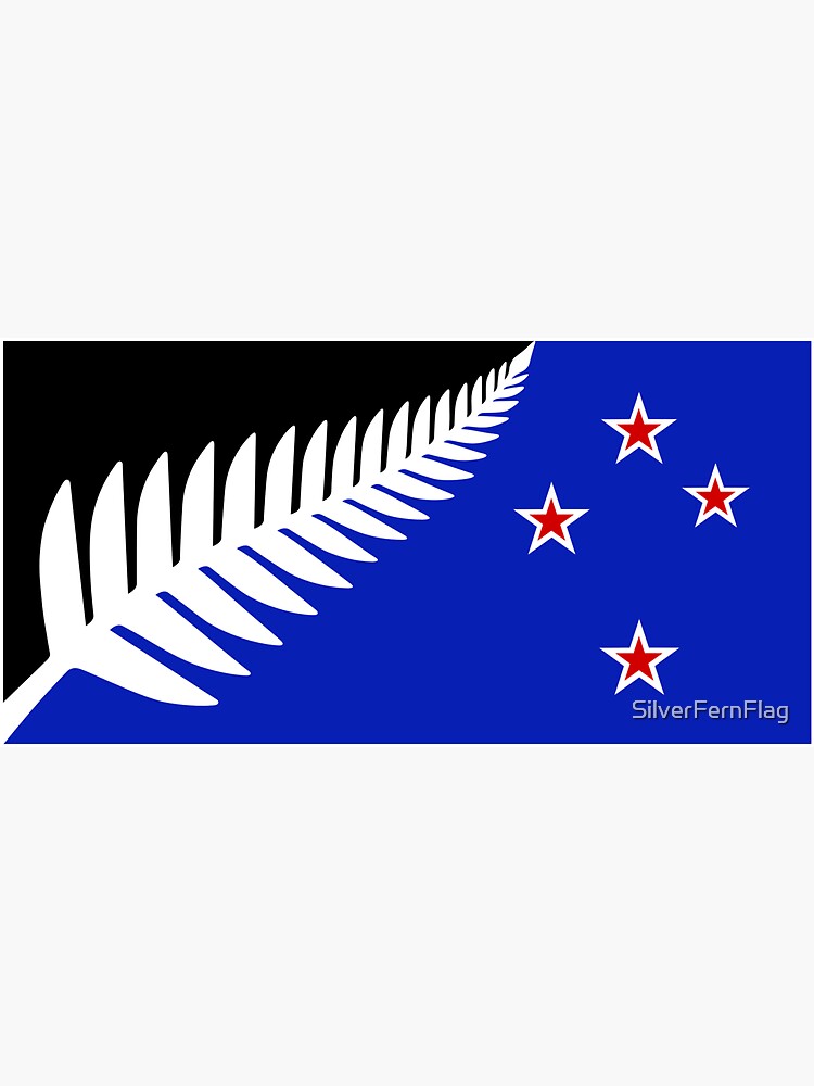 "Silver Fern Flag By Kyle Lockwood" Sticker By SilverFernFlag | Redbubble