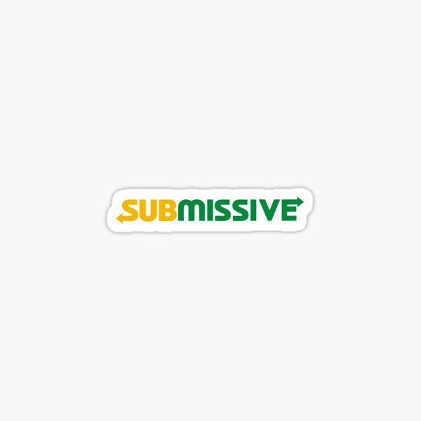 Submissive - Subway Logo Sticker