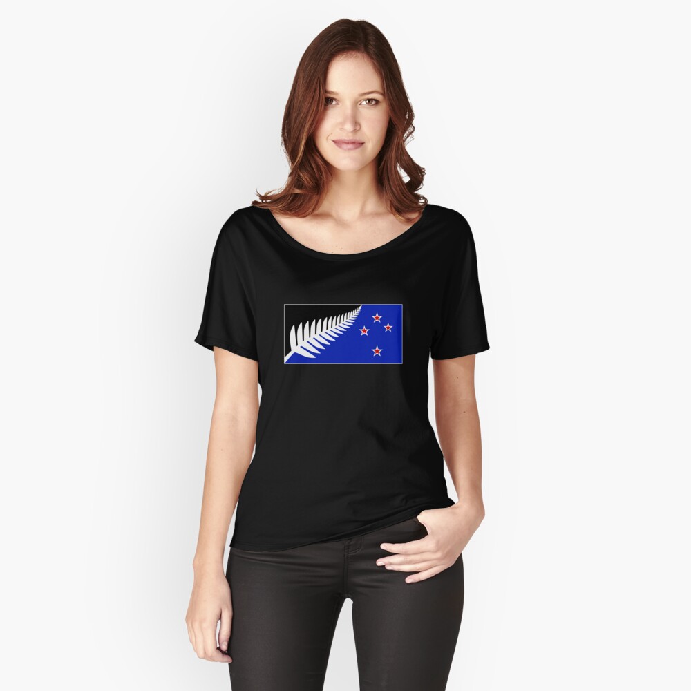 Item preview, Relaxed Fit T-Shirt designed and sold by SilverFernFlag.