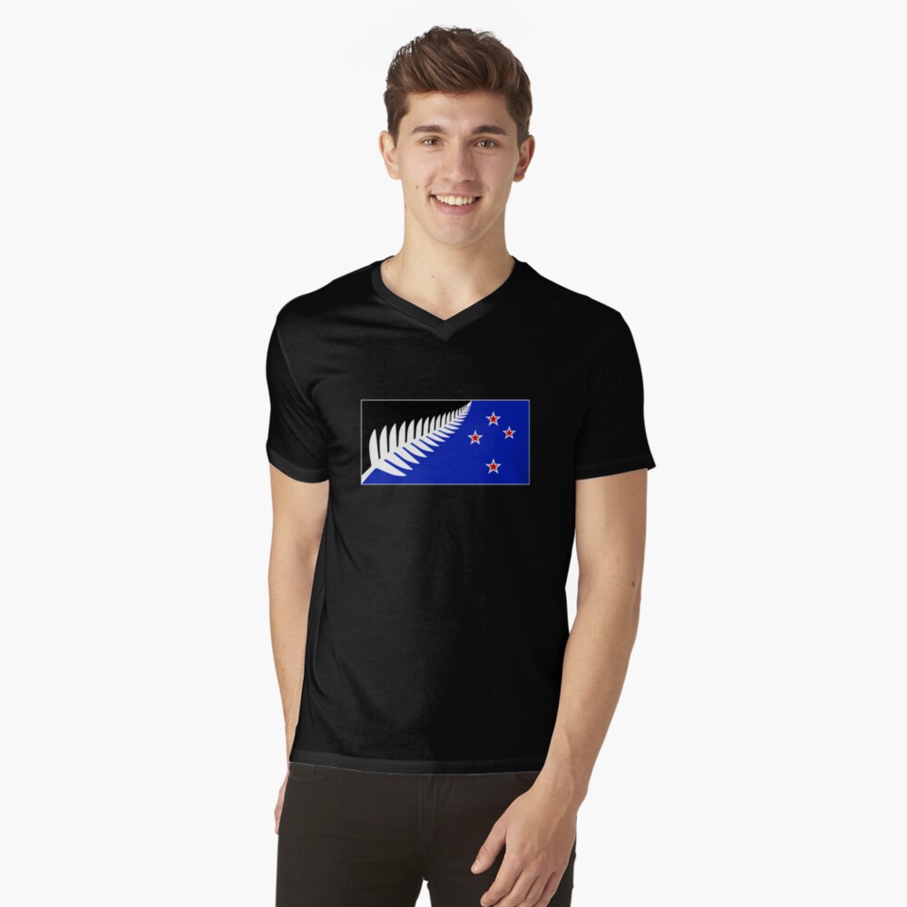 Item preview, V-Neck T-Shirt designed and sold by SilverFernFlag.
