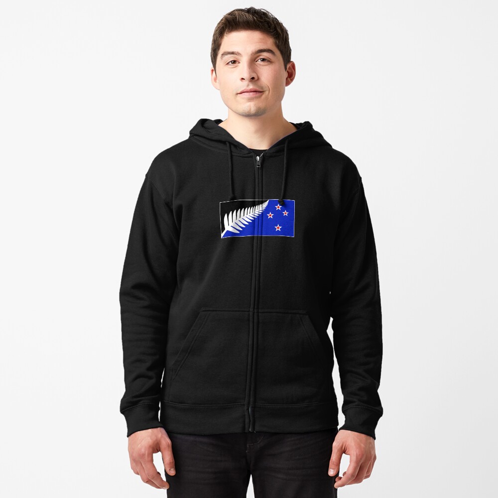 Item preview, Zipped Hoodie designed and sold by SilverFernFlag.