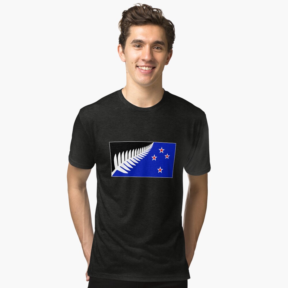 Item preview, Tri-blend T-Shirt designed and sold by SilverFernFlag.