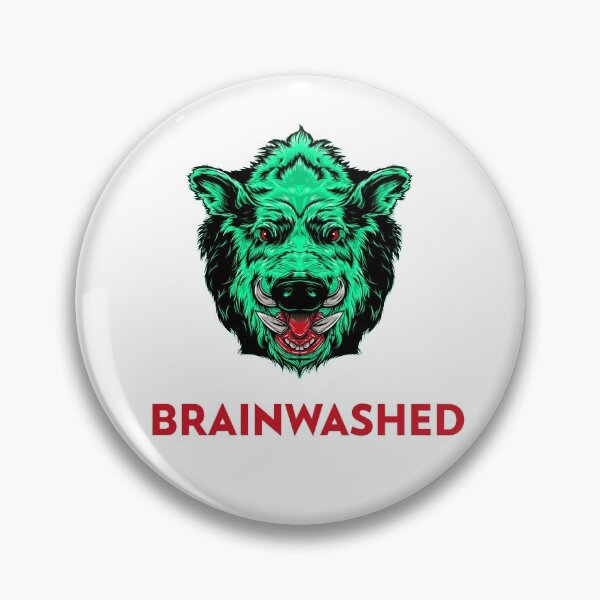Item preview, Brainwashed Red And Green Evil Hog designed and sold by Mustard Prophet.