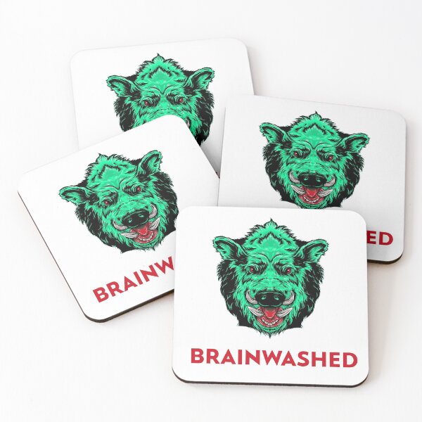Item preview, Brainwashed Red And Green Evil Hog designed and sold by Mustard Prophet.