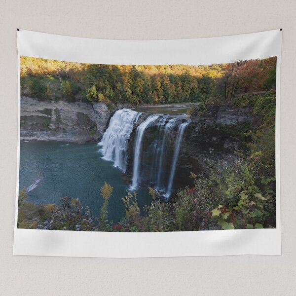 Item preview, Lower Falls in Letchworth, New York designed and sold by Under The Radar Van.