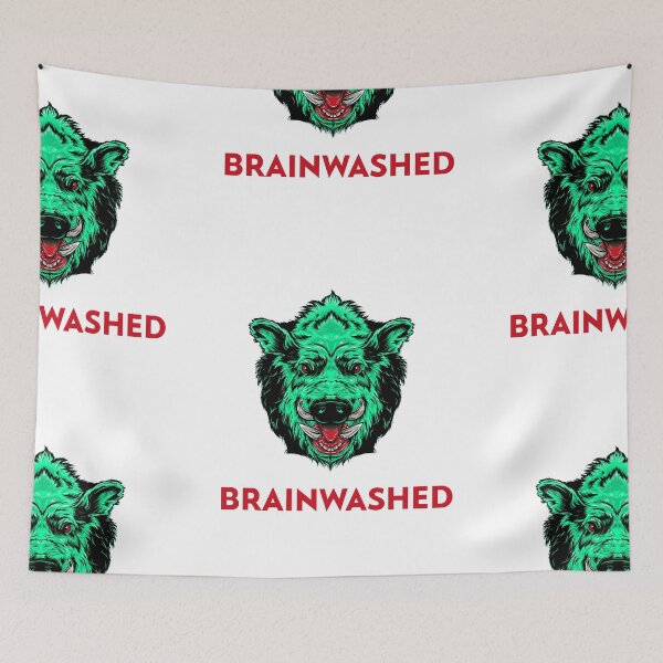Item preview, Brainwashed Red And Green Evil Hog designed and sold by Mustard Prophet.